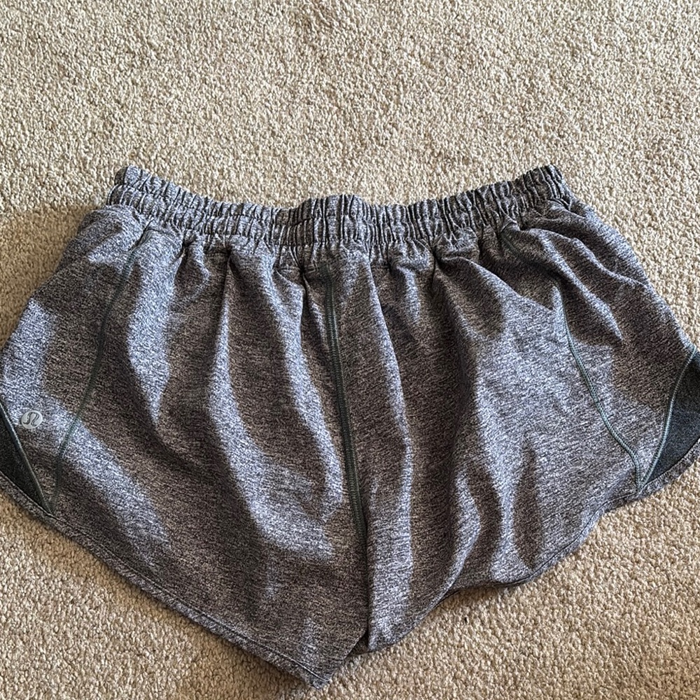 lululemon athletica Women's Heathered Gray Athletic Shorts